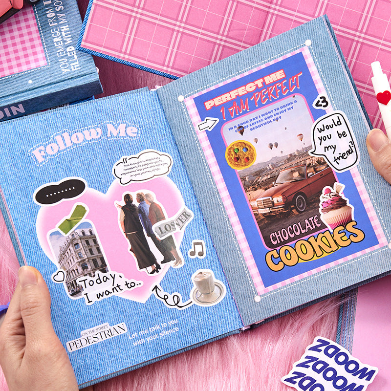 192pcs Y2K Notebook B6 Hardcover Creative Pocket Notebook Notepad 2 Types