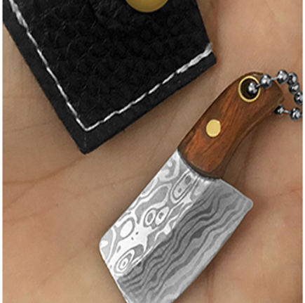 Key chain kitchen knife Mini knife, gift knife Express knife Portable knife Key knife Non folding knife Pendant accessories