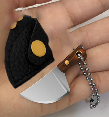 Key chain kitchen knife Mini knife, gift knife Express knife Portable knife Key knife Non folding knife Pendant accessories