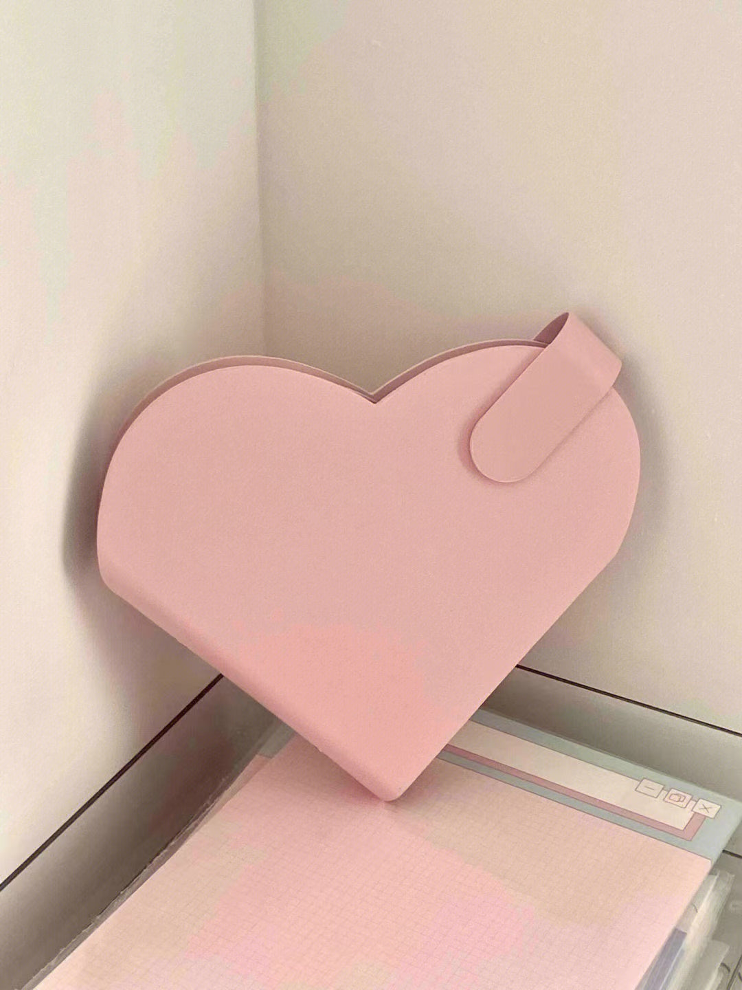 Heart Shape Notebook Binder DIY Handbook Hand Account Journal ,Available in Auguest!!