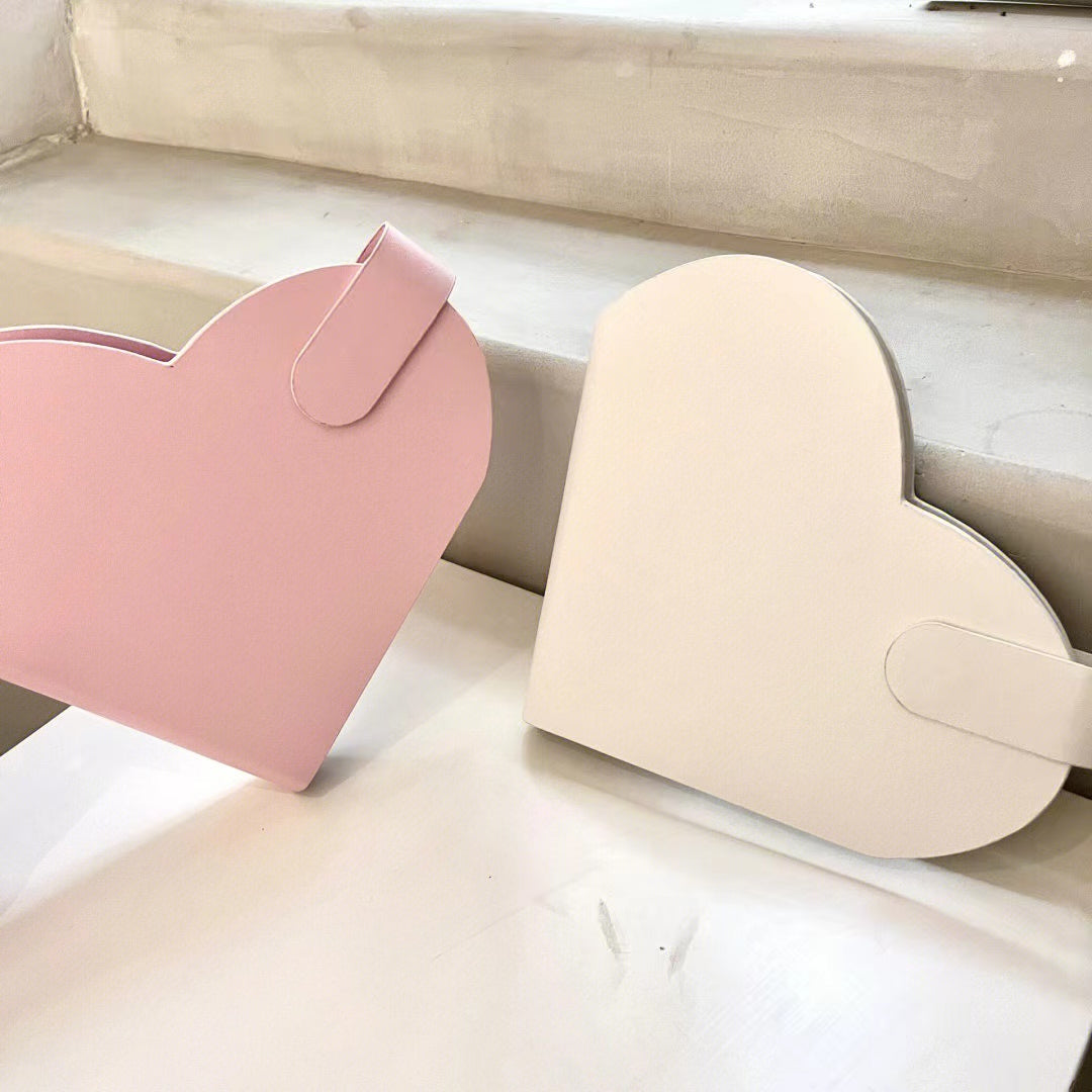 Heart Shape Notebook Binder DIY Handbook Hand Account Journal ,Available in Auguest!!