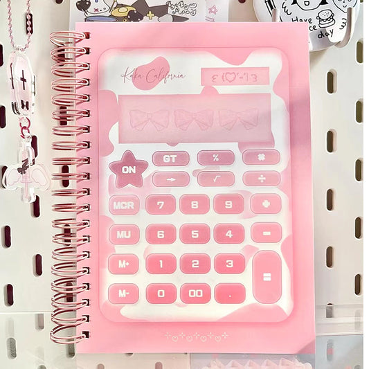 Original Creative Calculator Love Goo Book Hand Account Notebook Coil Books