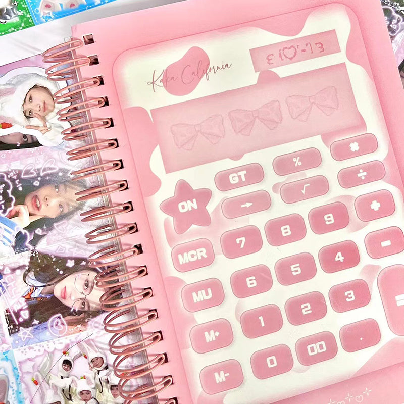 Original Creative Calculator Love Goo Book Hand Account Notebook Coil Books