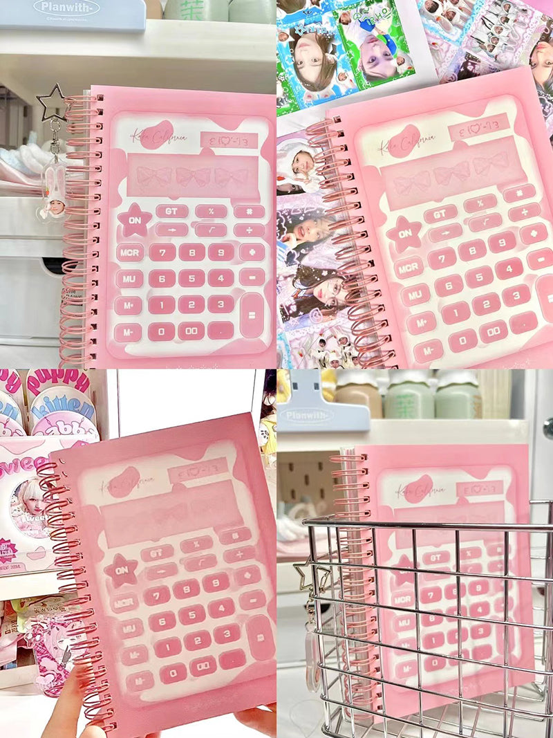 Original Creative Calculator Love Goo Book Hand Account Notebook Coil Books