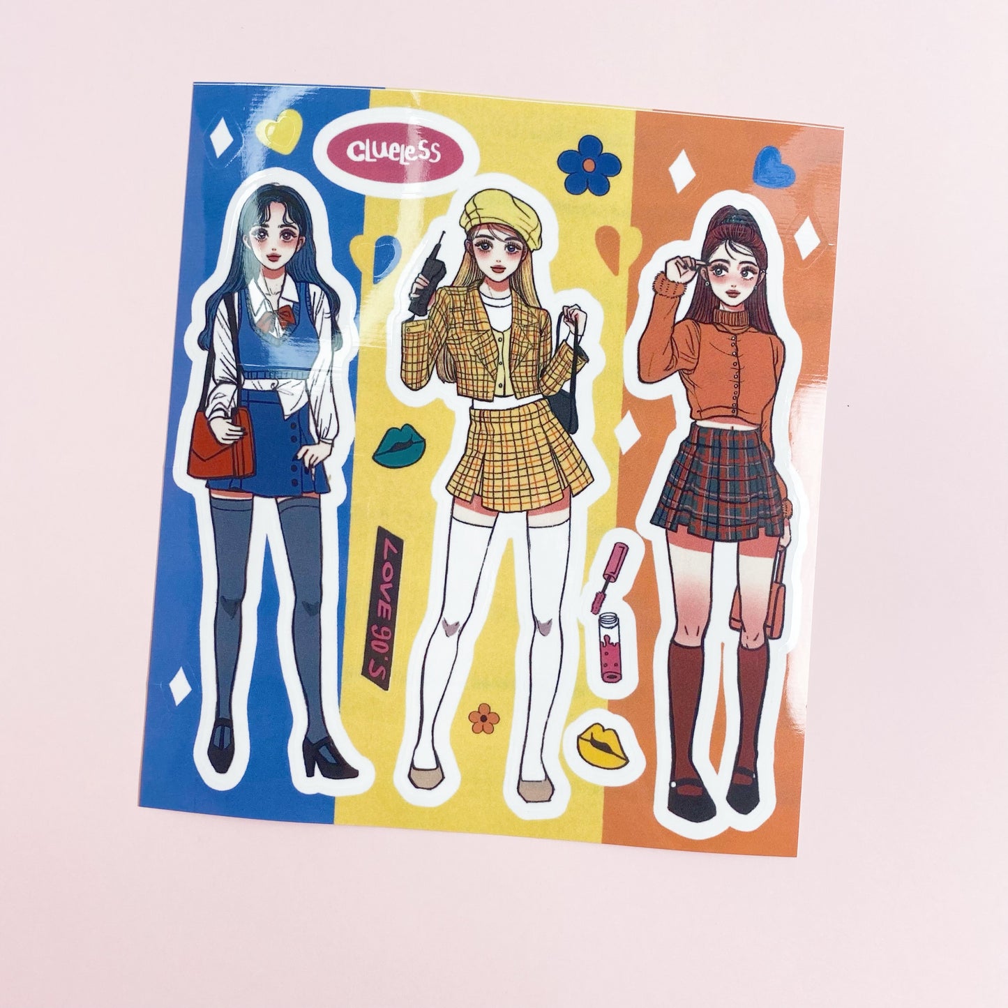 DIY Cute Painting Decoration Material Stickers Character Sticker