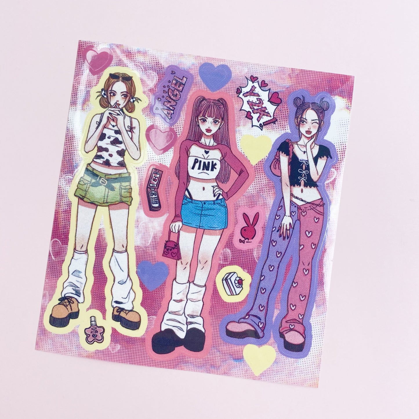 DIY Cute Painting Decoration Material Stickers Character Sticker