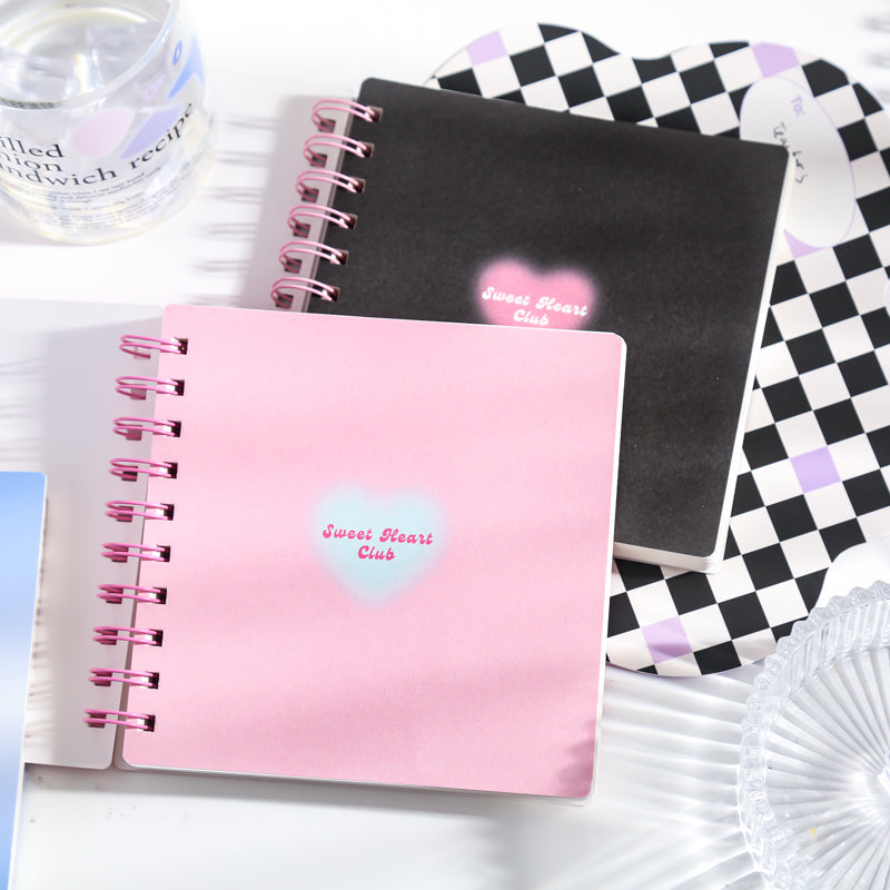 Sweetheart Series Plaid Notebook Hand Accout Summary Notebook Coil Book