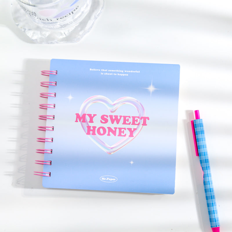 Sweetheart Series Plaid Notebook Hand Accout Summary Notebook Coil Book