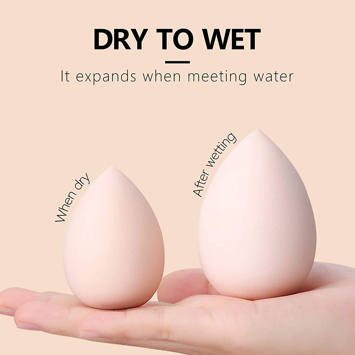 Makeup Sponge Set Foundation Blender Blending Sponges Cosmetic