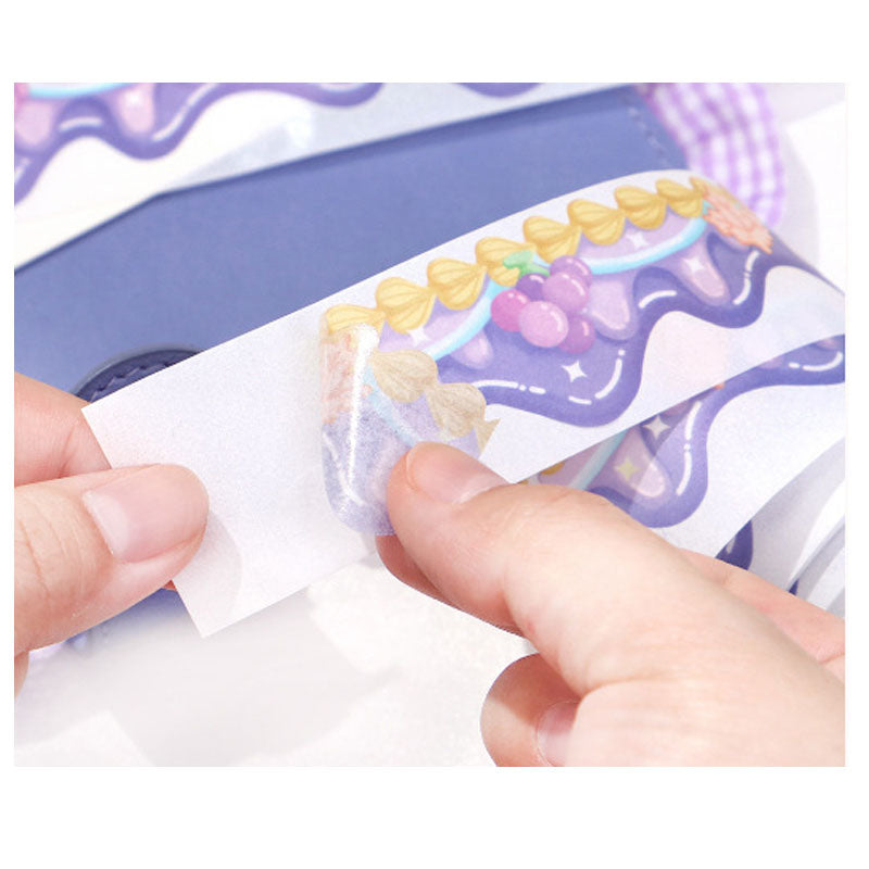 Letter Lovers Washi Fruit Tape Cream Special-Shaped Sticker Roll Hand Account Decoration Material Stickers Collage