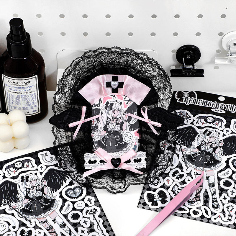 Witch Game Sweet Asia Style DIY Hand Account Sticker Cute Cartoon Character Sticker Phone Case Sticker