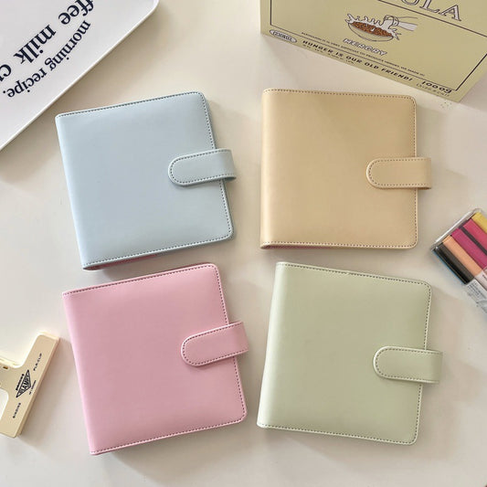 Card Book Color Matching Version Square Binder Collage Transparent PVC Card Book Two-In-One