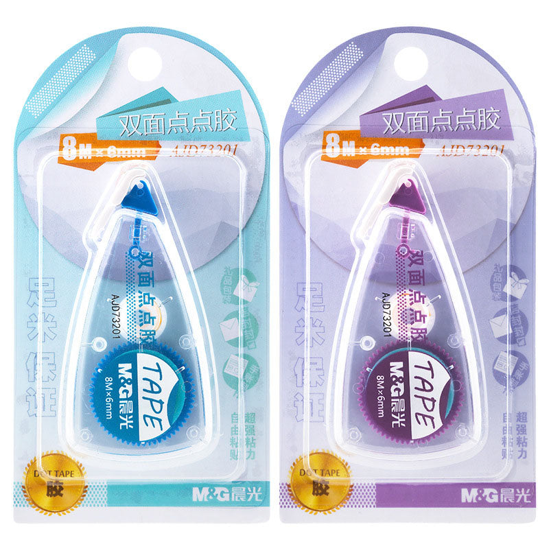 Modify Belt-Type Double-Sided Adhesive Large-Capacity Sticker Tape Hand Account Material Creative Dot-Shaped Double-Sided Adhesiveg