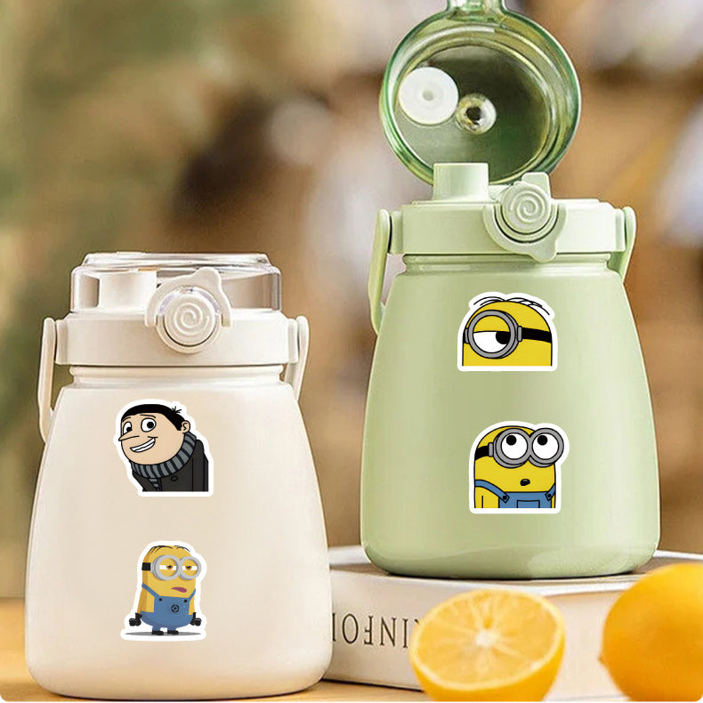 60PCS Minions Stickers Cartoon Despicable Me Stickers Waterproof DIY Stickers