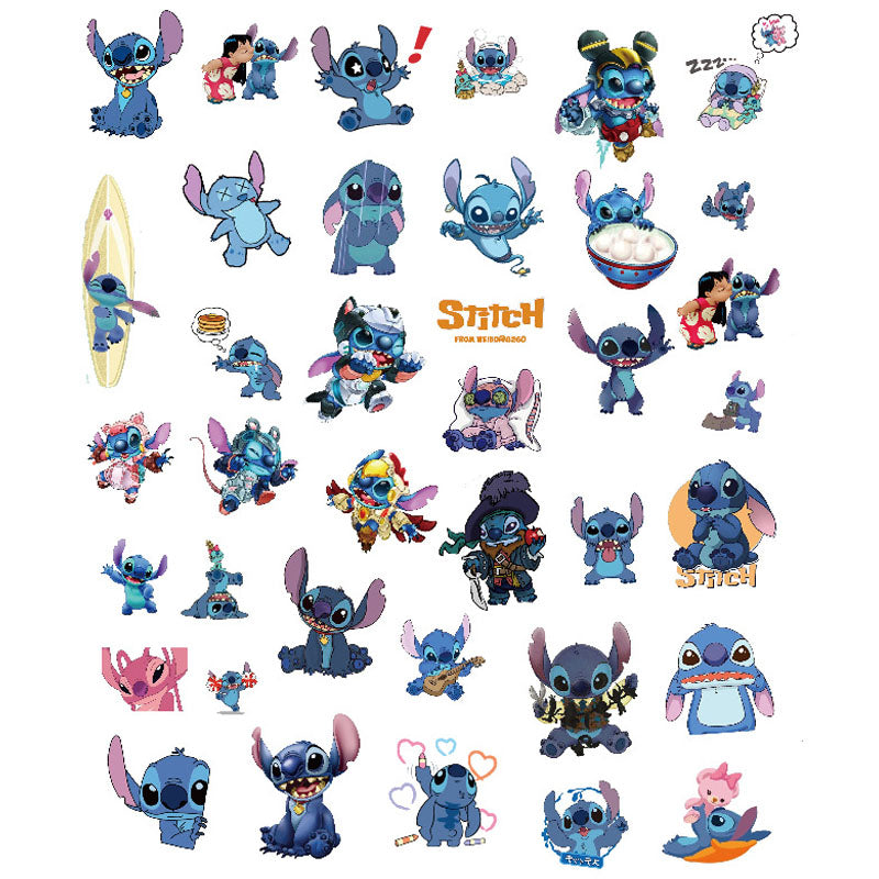 50 Stitch Stickers Star Baby Stitch Stickers ipadDIY Mobile Phone Case Waterproof Stickers
