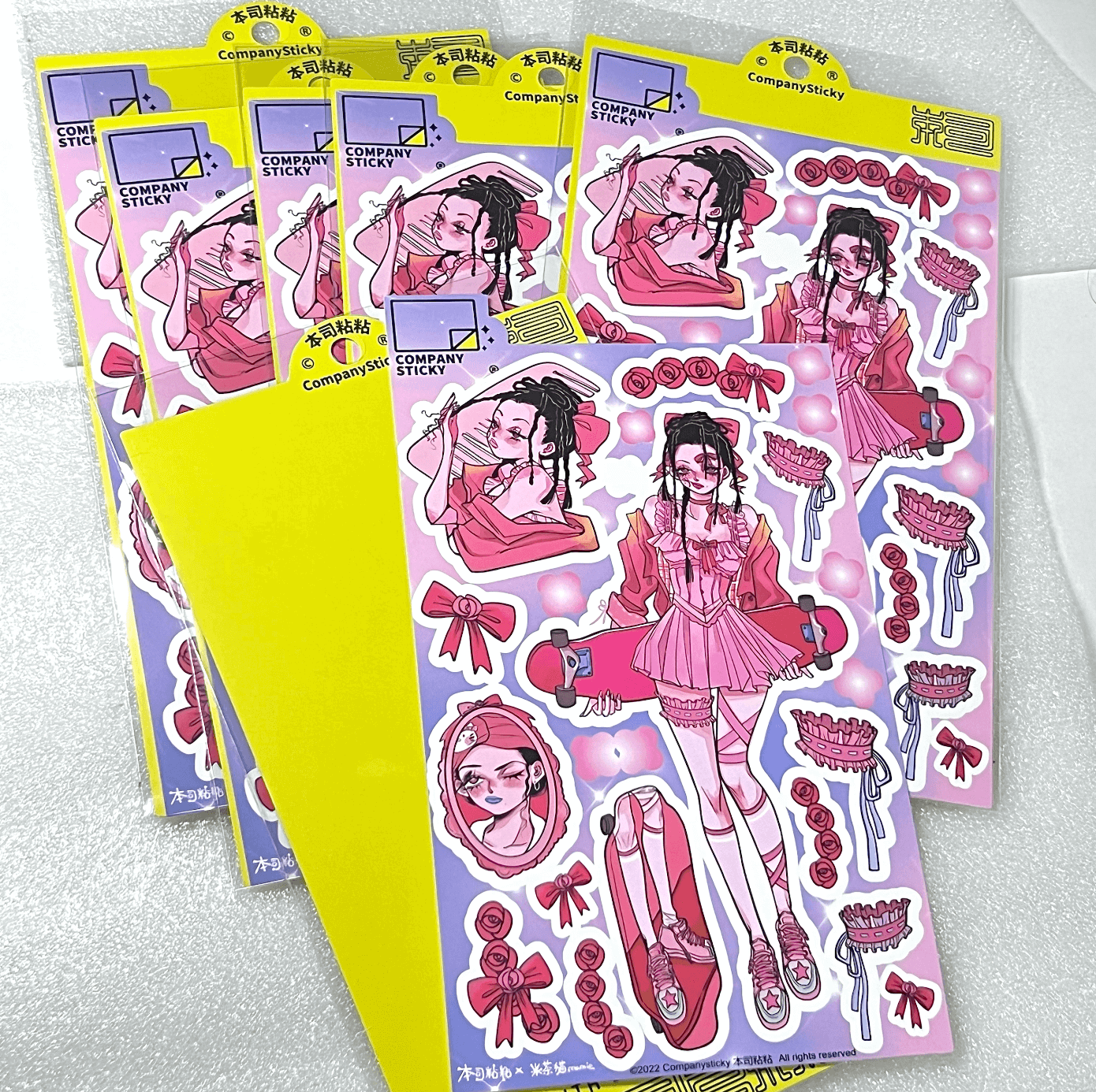 Bensi Sexy Grils Stickers Creative Personalized Stickers DIY Hand account Phone Case Stickers