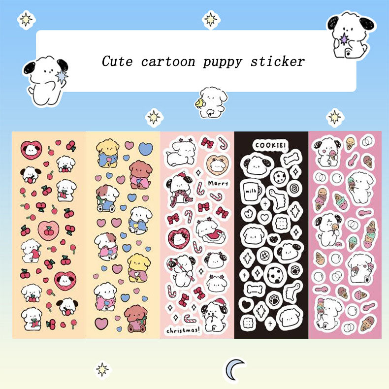 Cute Cartoon PomPom Purin Stickers Laser DIY Decorative Small Stickers Waterproof Goo Card Stickers