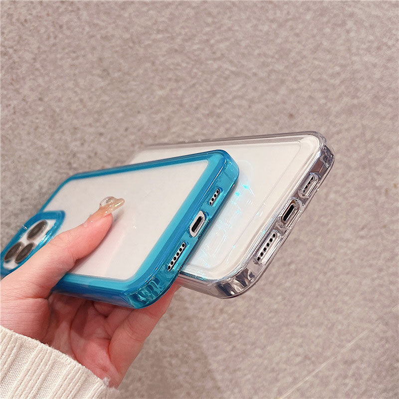 Transparent Acrylic Space Case Suitable For iPhone 13 Phone case iPhone11/12Pro Max Hard Case XS Large Hole