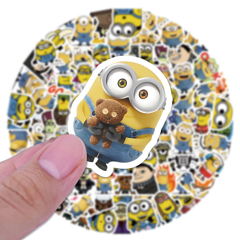60PCS Minions Stickers Cartoon Despicable Me Stickers Waterproof DIY Stickers