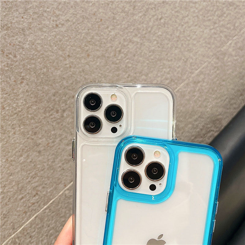 Transparent Acrylic Space Case Suitable For iPhone 13 Phone case iPhone11/12Pro Max Hard Case XS Large Hole