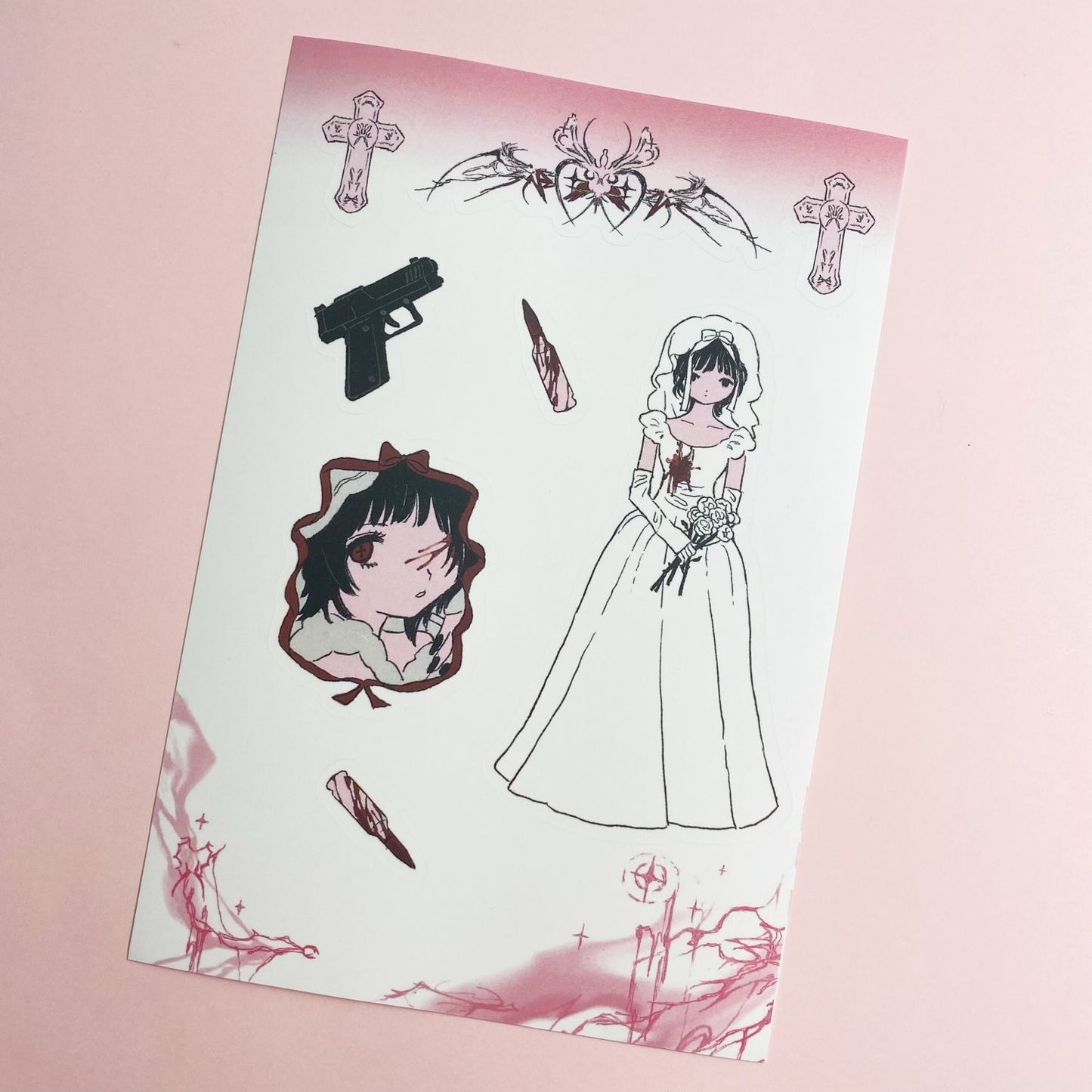 Milky Hearts Sticker Book Stickers Cartoon Cute Journal Decoration DIY Keychain Plate Hand Account Phone Case Sticker