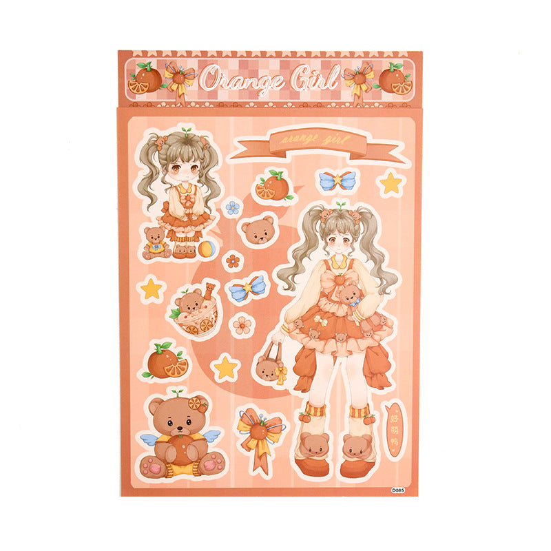 DIY Daily and Prom Character Laser Stickers Hand account Phone Case Stickers