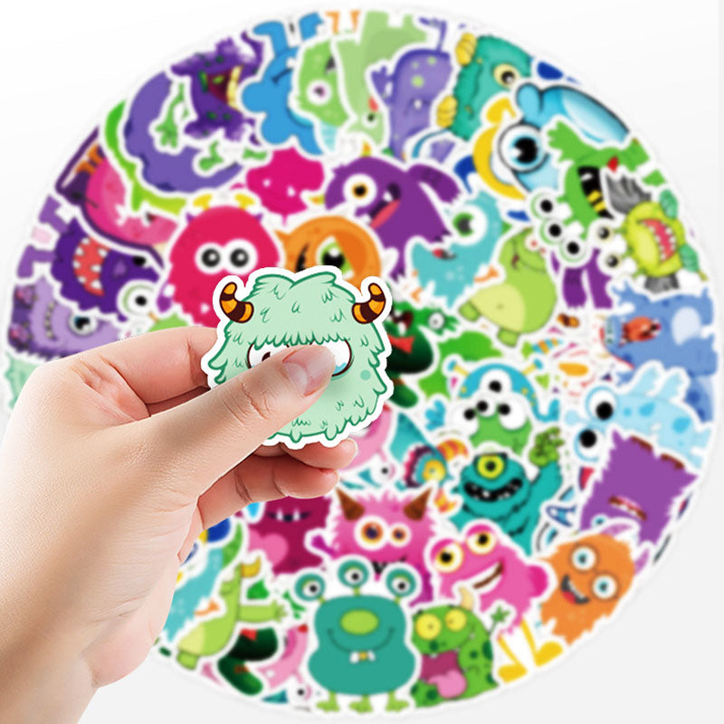 50pcs Cartoon DIY Notebook Water Cup phone Case Graffiti Decorative Stickers Notebook Hand Account Stickers
