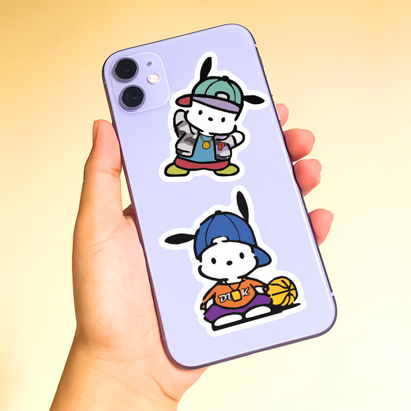 50pcs Pochacco Sticker Water Cup Notebook Hand Account Water Cup Waterproof Student Stationery Decoration Graffiti Sticker