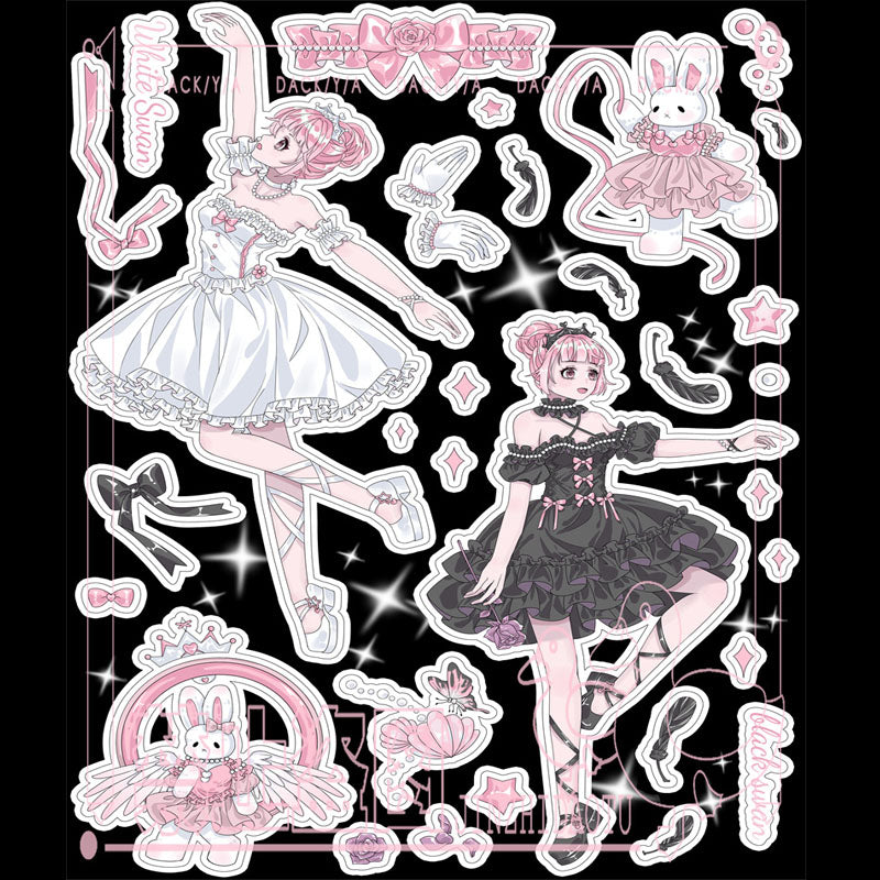 Cartoon Pochacco Stickers Cute Ins Cinnamoroll Sanrio Hand Account Waterproof Decorative Small Pattern Hand Account Stickers