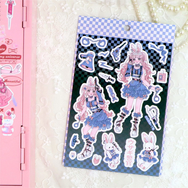 Cartoon Pochacco Stickers Cute Ins Cinnamoroll Sanrio Hand Account Waterproof Decorative Small Pattern Hand Account Stickers