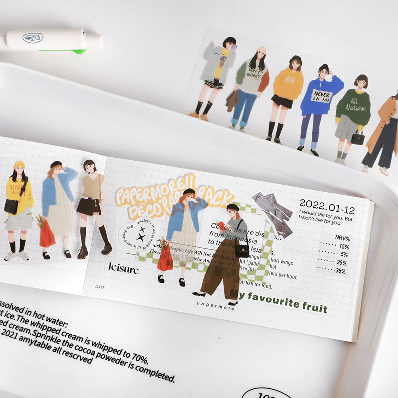 Infeel.Me Gentle Past Series PET Character Deco Sticker