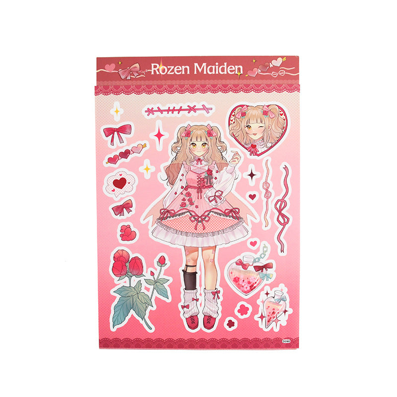 DIY Daily and Prom Character Laser Stickers Hand account Phone Case Stickers