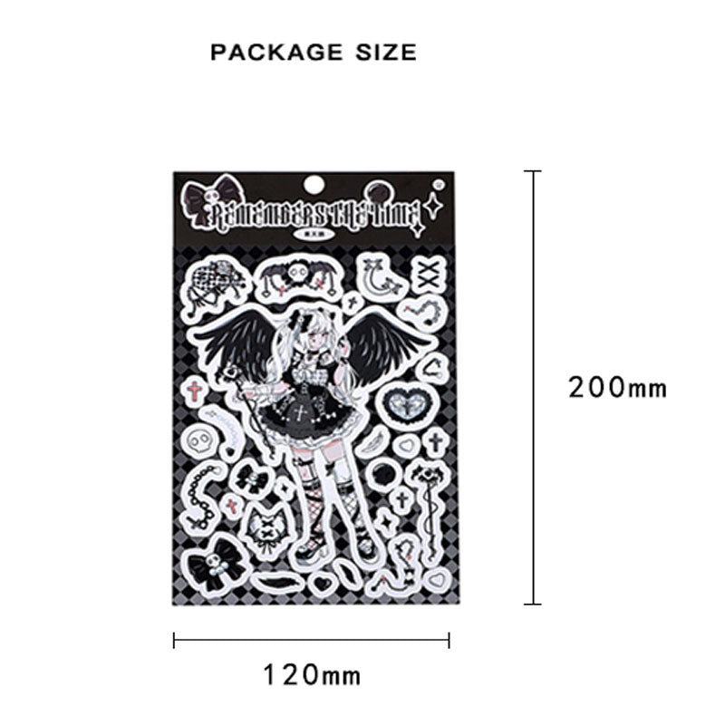 Witch Game Sweet Asia Style DIY Hand Account Sticker Cute Cartoon Character Sticker Phone Case Sticker