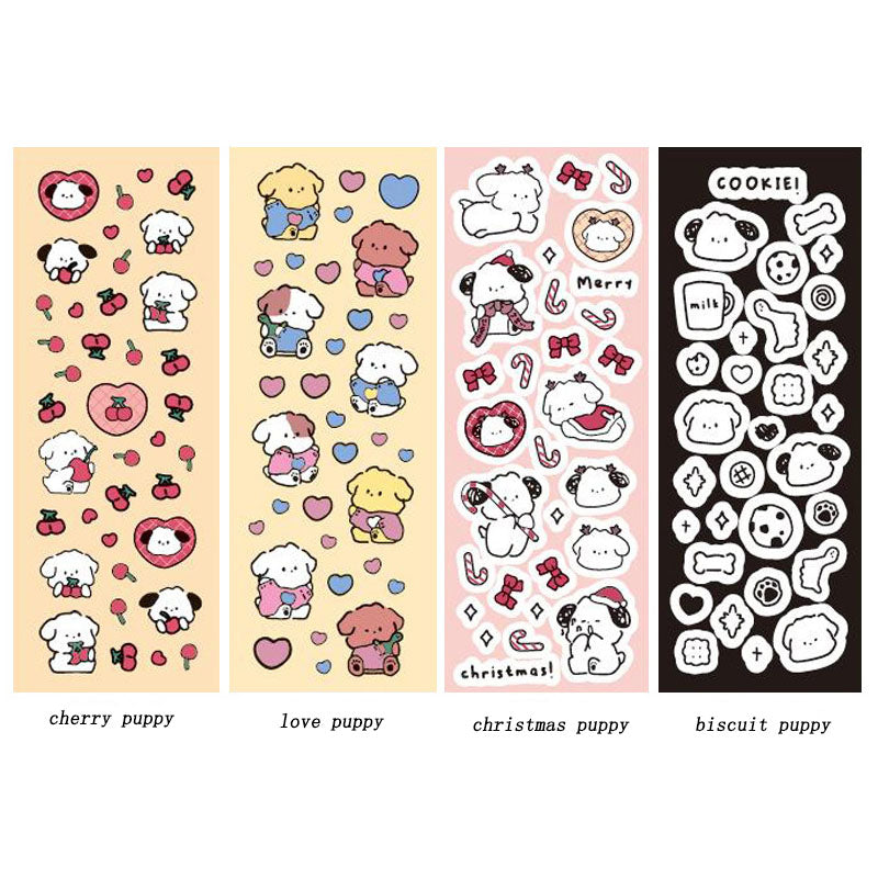 Cute Cartoon PomPom Purin Stickers Laser DIY Decorative Small Stickers Waterproof Goo Card Stickers