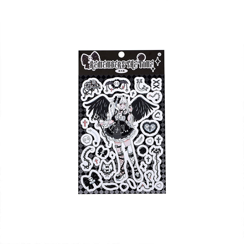 Witch Game Sweet Asia Style DIY Hand Account Sticker Cute Cartoon Character Sticker Phone Case Sticker