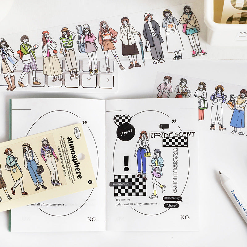 Infeel.Me Gentle Past Series PET Character Deco Sticker