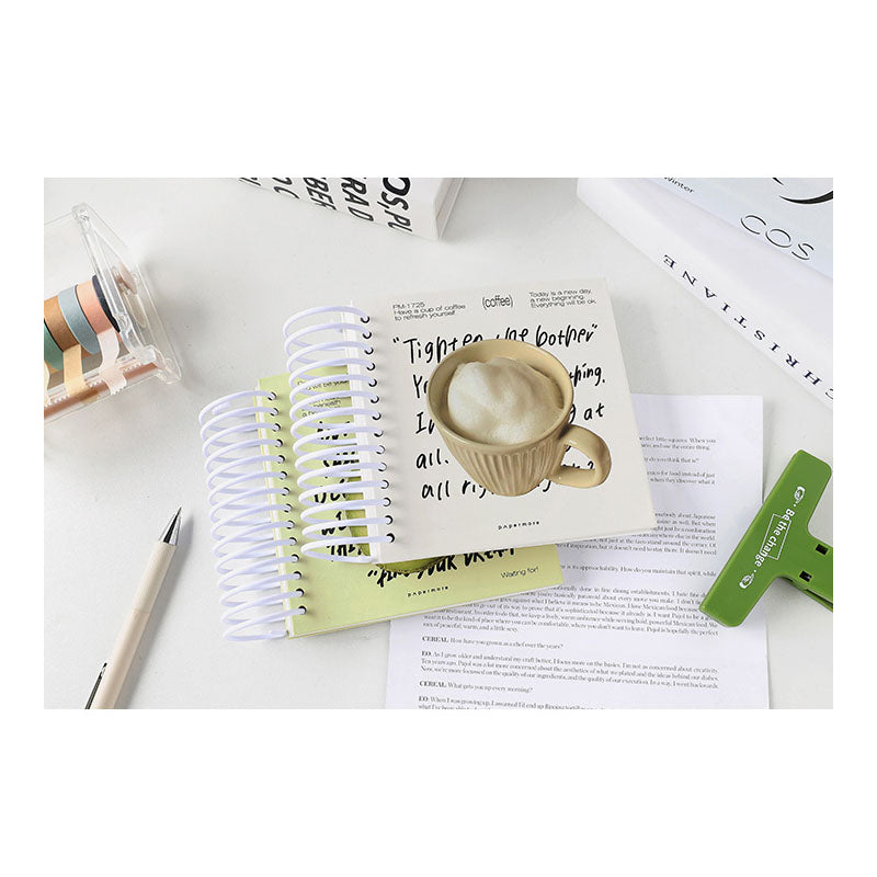 Salt Sliced Toast Hand Account Collage Book Donut Dessert Notebook Large Coil Decoration Book