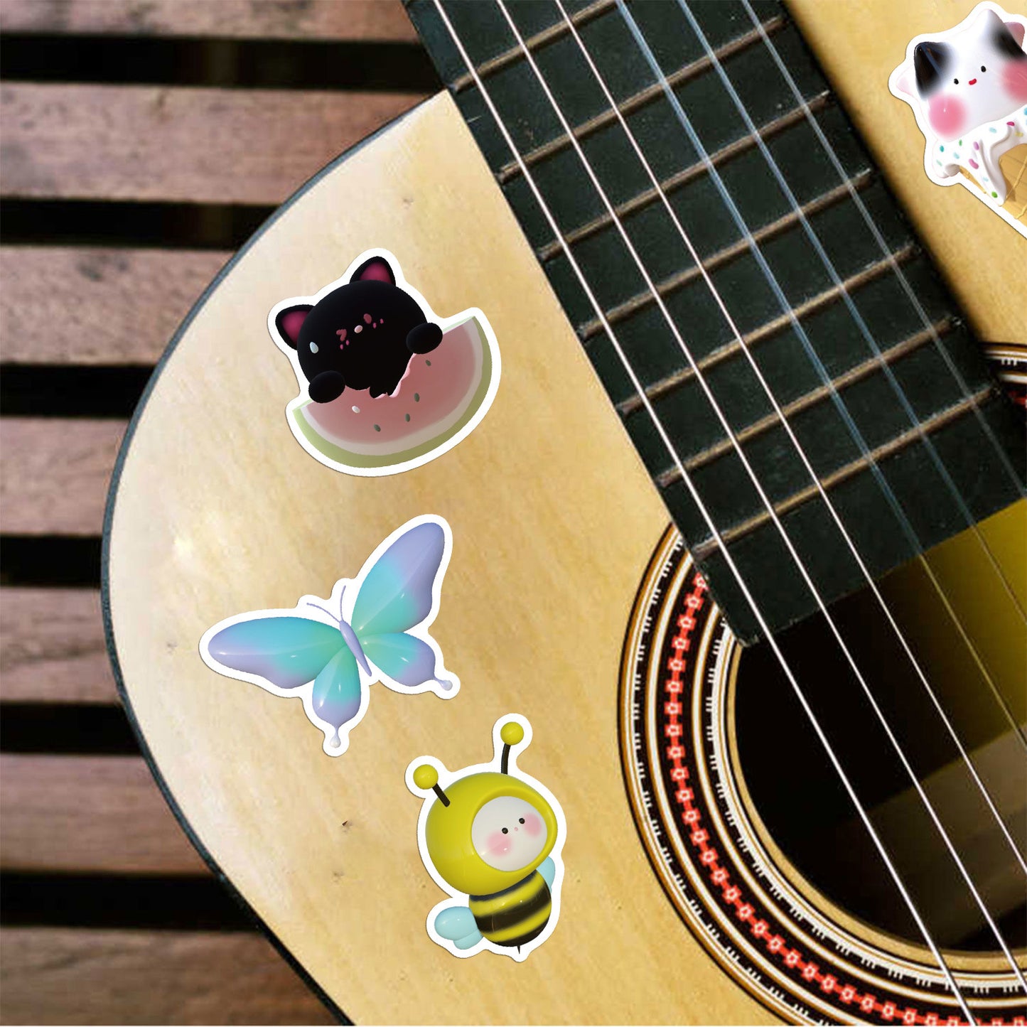 52pcs Cute 3D Animal Sticker DIY Decoration Book iPad Phone Case Suitcase Waterproof Hand Account Sticker