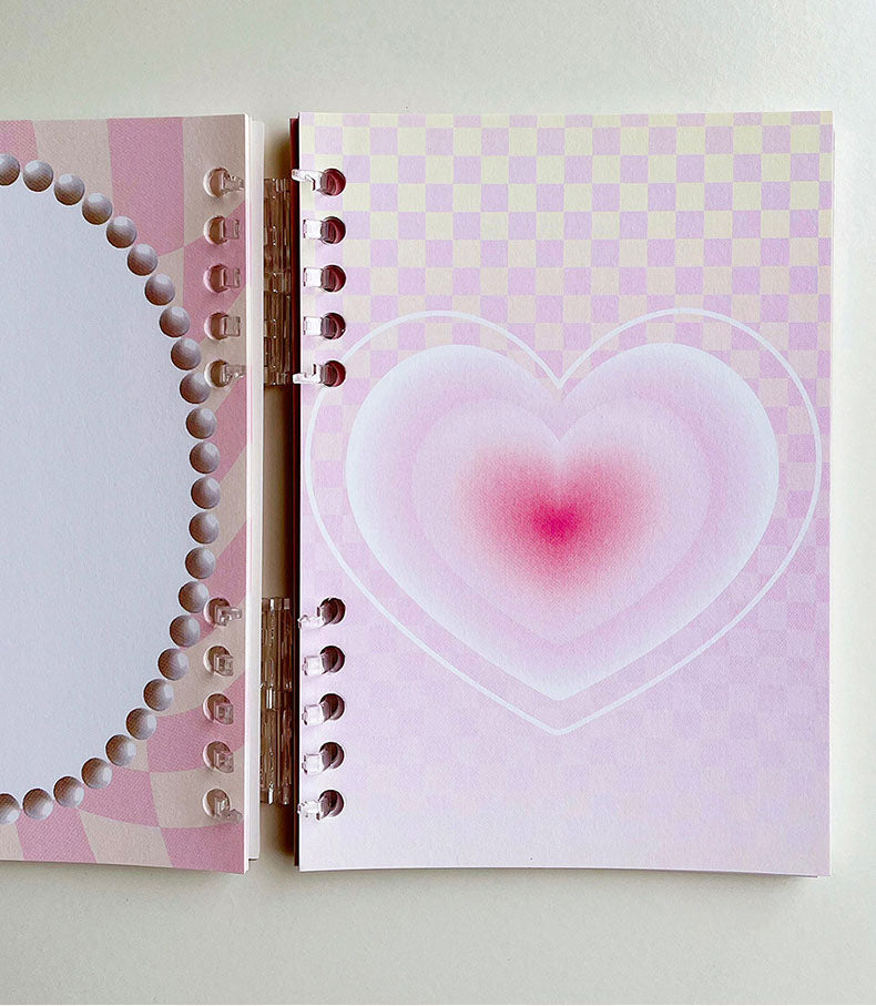 Full-Color Inner Page Cherry Sticker Hand Book Loose-Leaf Square Hand Account Book Cherry Binder Color Illustration Inner Page Diary Notebook