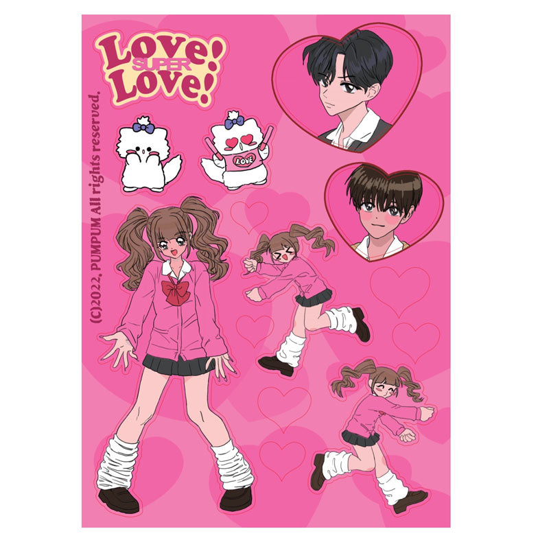 Retro Cute Character Series Stickers IPAD Phone Case Computer Decoration Stickers Waterproof