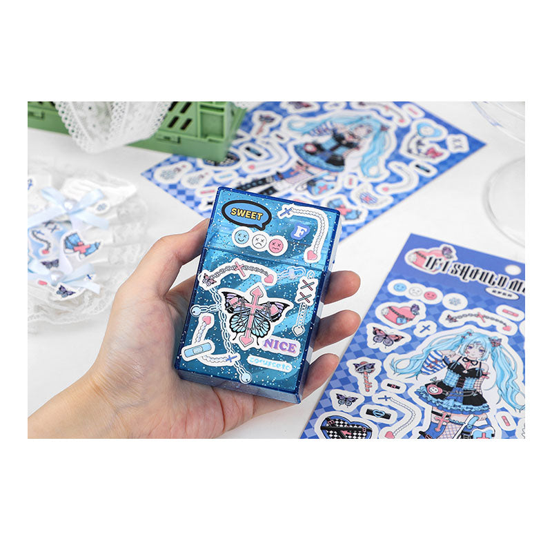 Witch Game Sweet Asia Style DIY Hand Account Sticker Cute Cartoon Character Sticker Phone Case Sticker