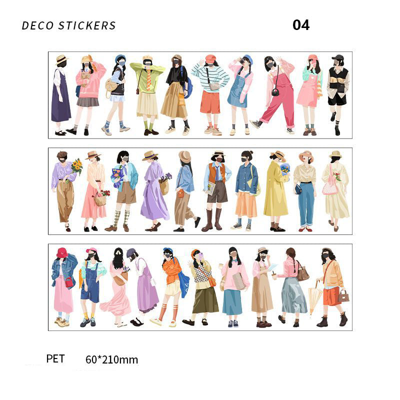 Infeel.Me Gentle Past Series PET Character Deco Sticker