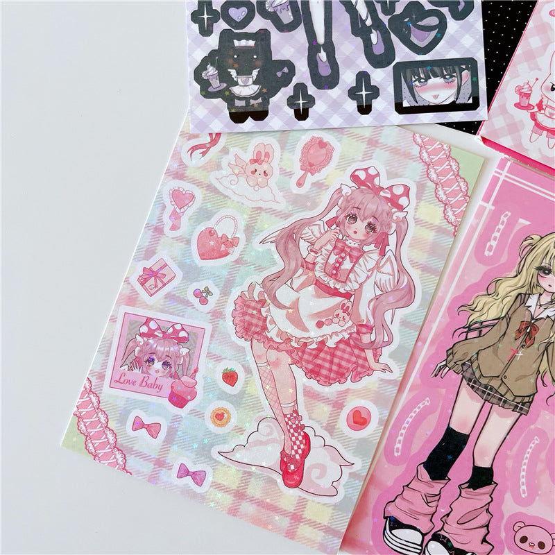 Sweetheart Series Cute Sweet Character Domi Sticker Hand Account Mobile Phone Case Ipad Waterproof DIY Sticker