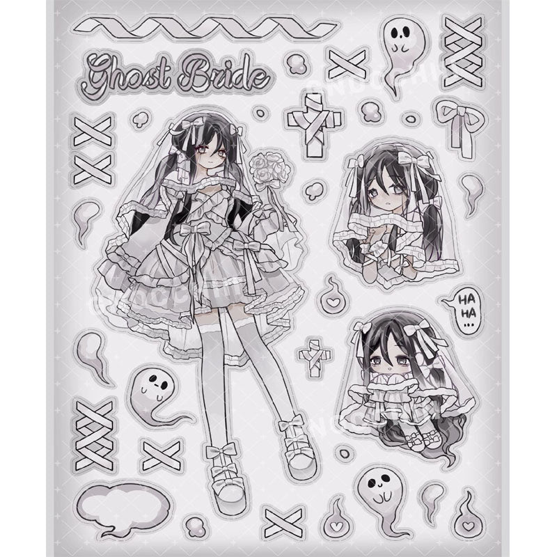 Diy Handmade Glue Back Card Mobile Phone Shell Sticker Sweet Asia Girl Babe Mobile Phone Case Finished Waterproof