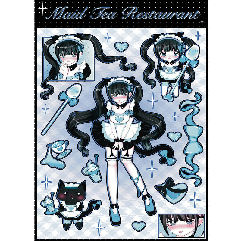 Sweetheart Series Cute Sweet Character Domi Sticker Hand Account Mobile Phone Case Ipad Waterproof DIY Sticker