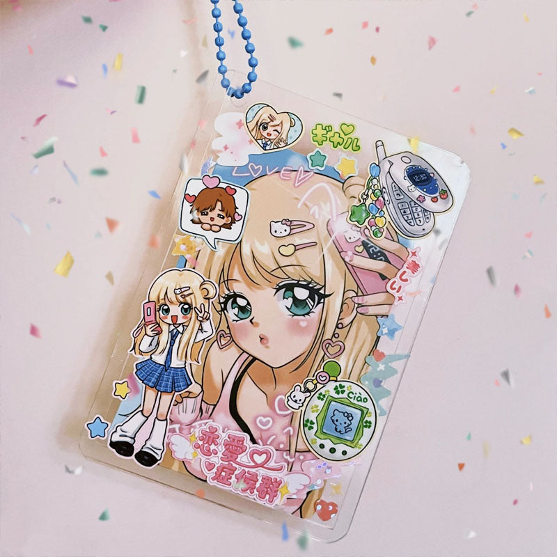 Shibuya Babes Showa Retro Character Stickers Mobile Phone Bill Stickers Domi ID Photos Cute