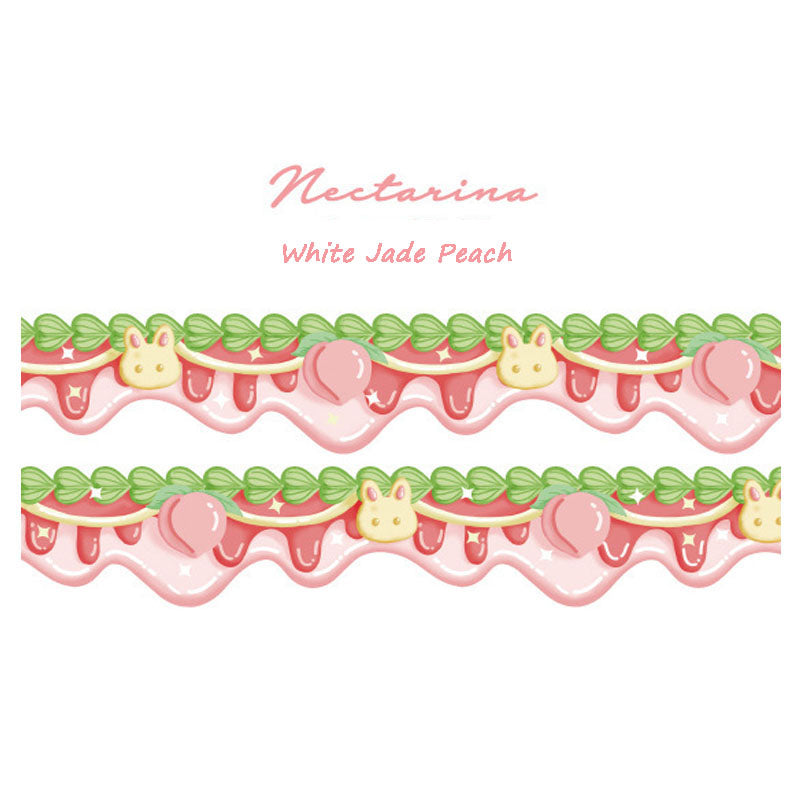 Letter Lovers Washi Fruit Tape Cream Special-Shaped Sticker Roll Hand Account Decoration Material Stickers Collage