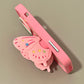 Pink Three-dimensional Butterfly Bracket Phone Case Shockproof All-inclusive Silicone Phone Case