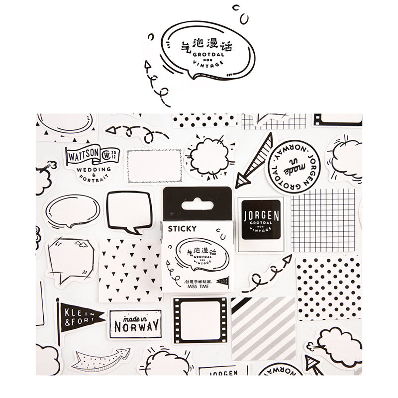 Girls' Generation Series Creative Cartoon Stickers Decoration Material Small Pattern Stickers