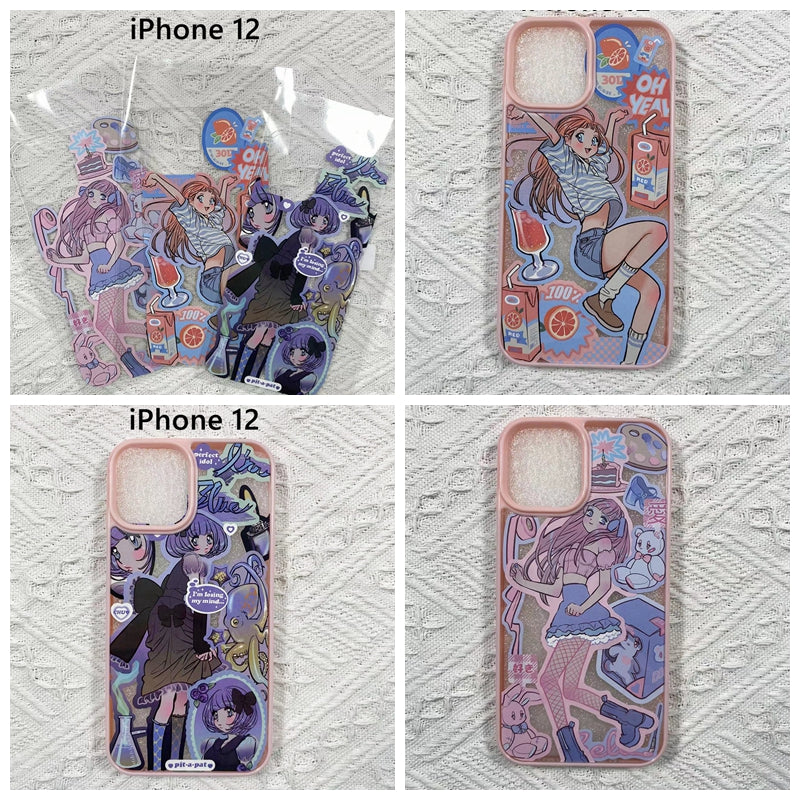 Only one In Stock iPhone 12/13 Custom Stickers Back Cards Transparent Phone Case